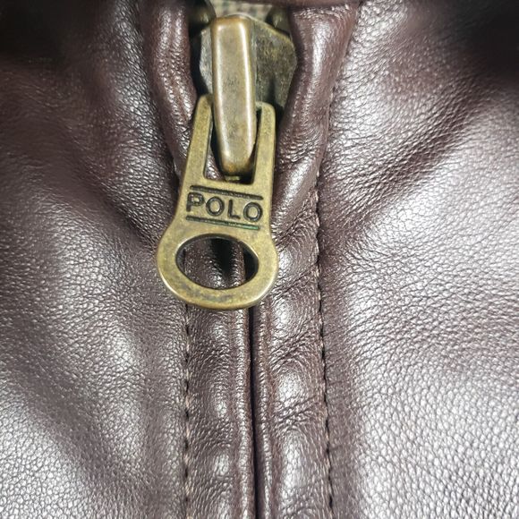 Polo Ralph Lauren Vintage Butter Soft Genuine Leather Jacket XL - Picture 13 of 16